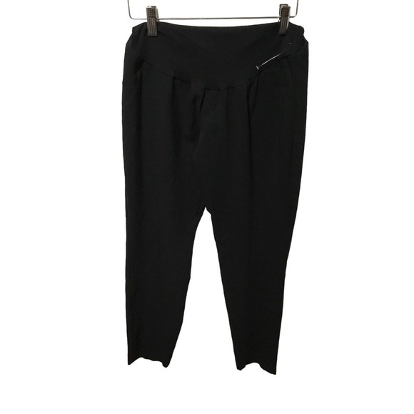 Motherhood Maternity Pants - Motherhood Maternity Black Knit Pants Size Large EUC